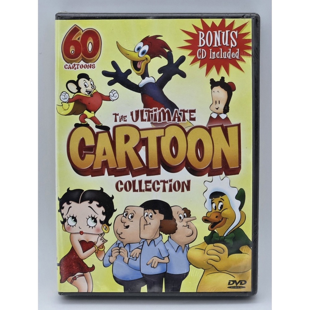 Ultimate Cartoon Collection DVD Set 60 Classic Animated Shorts New Sealed
